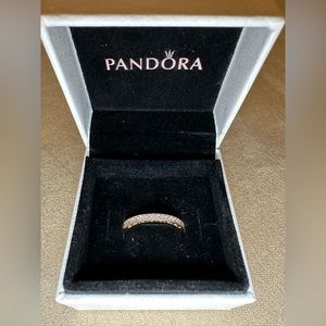New PANDORA Sparkle Hearts Ring | Size 6